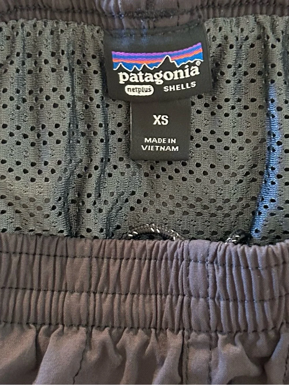 Patagonia Mens Netplus Shells Shorts Size XS Charcoal Gray Recycled Nylon Swim